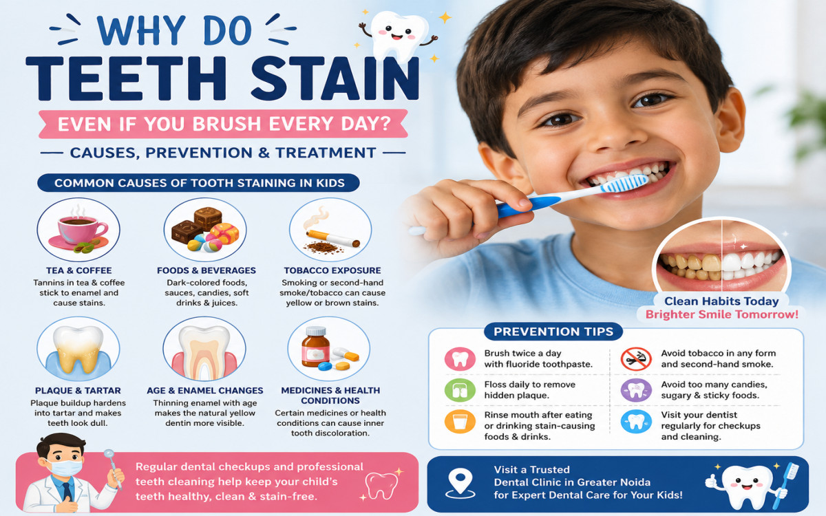 Why Do Teeth Stain Even If You Brush Every Day? Causes, Prevention and Treatment 